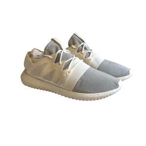 Adidas Tubular Viral Chalk White/Chalk White Women's Sneaker Sz 8.5 Shoes S75914